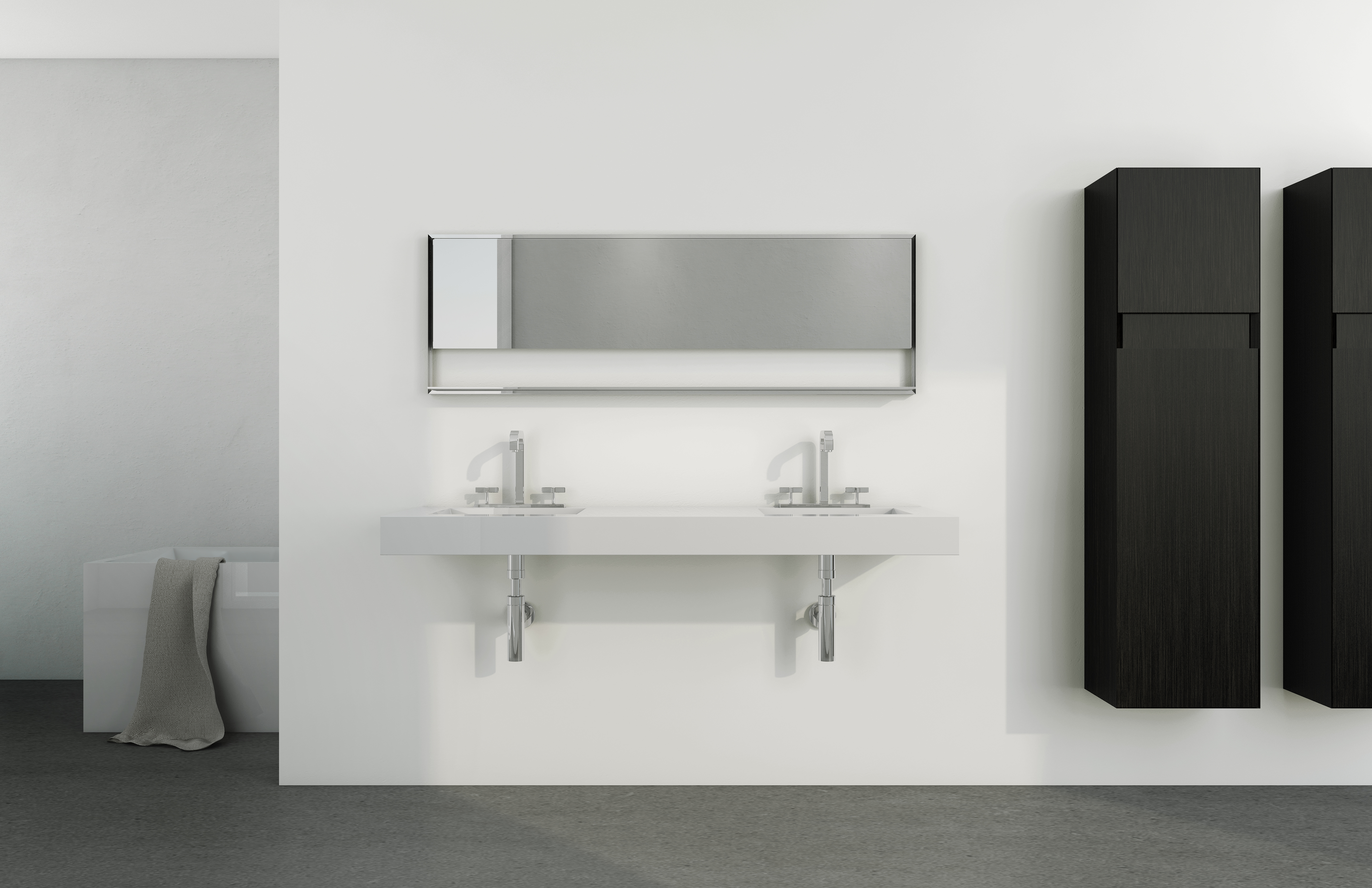 c-mirror-horizontal-2 vanity mirror, bathroom mirror