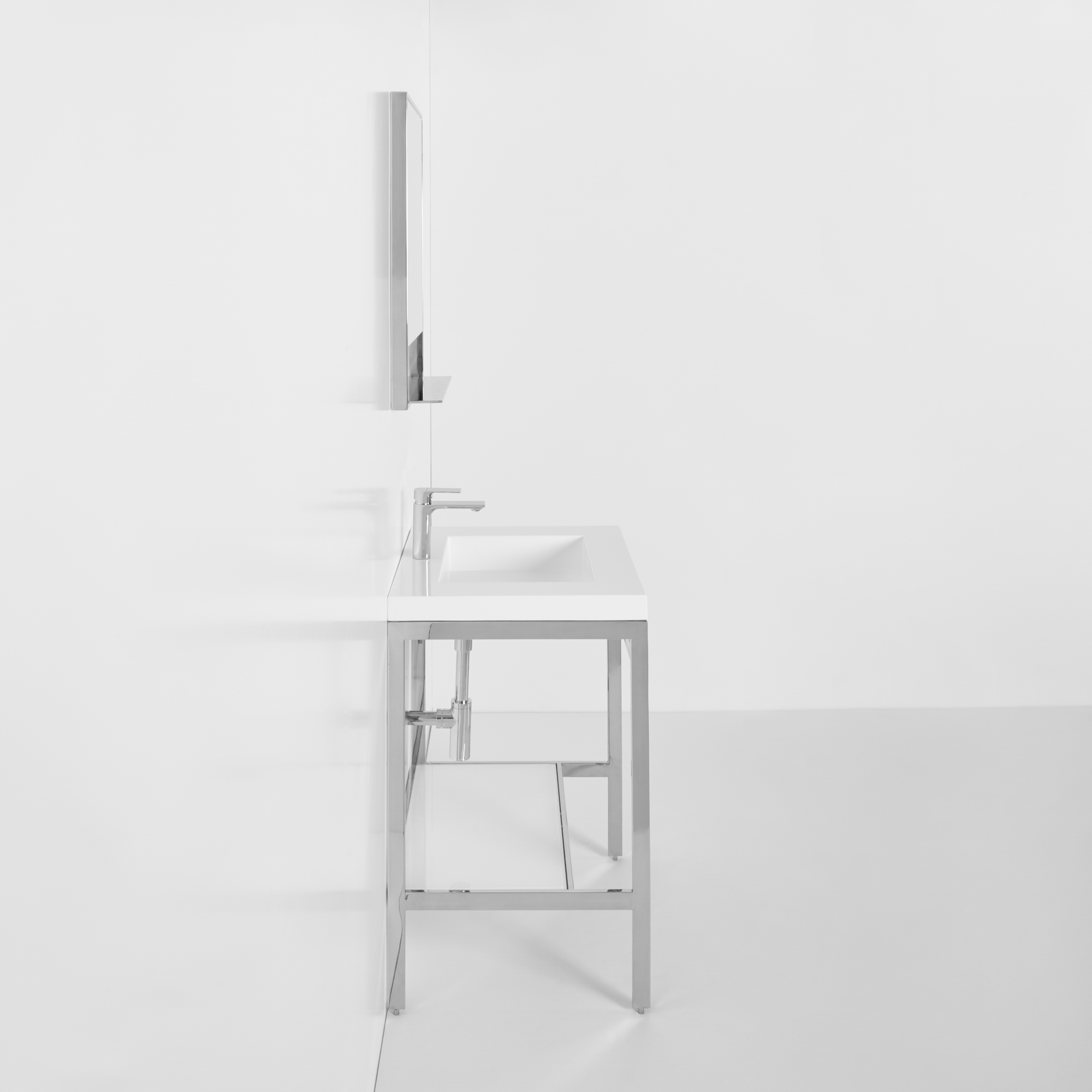 OTL-159_3 Single sink console final design steel frame