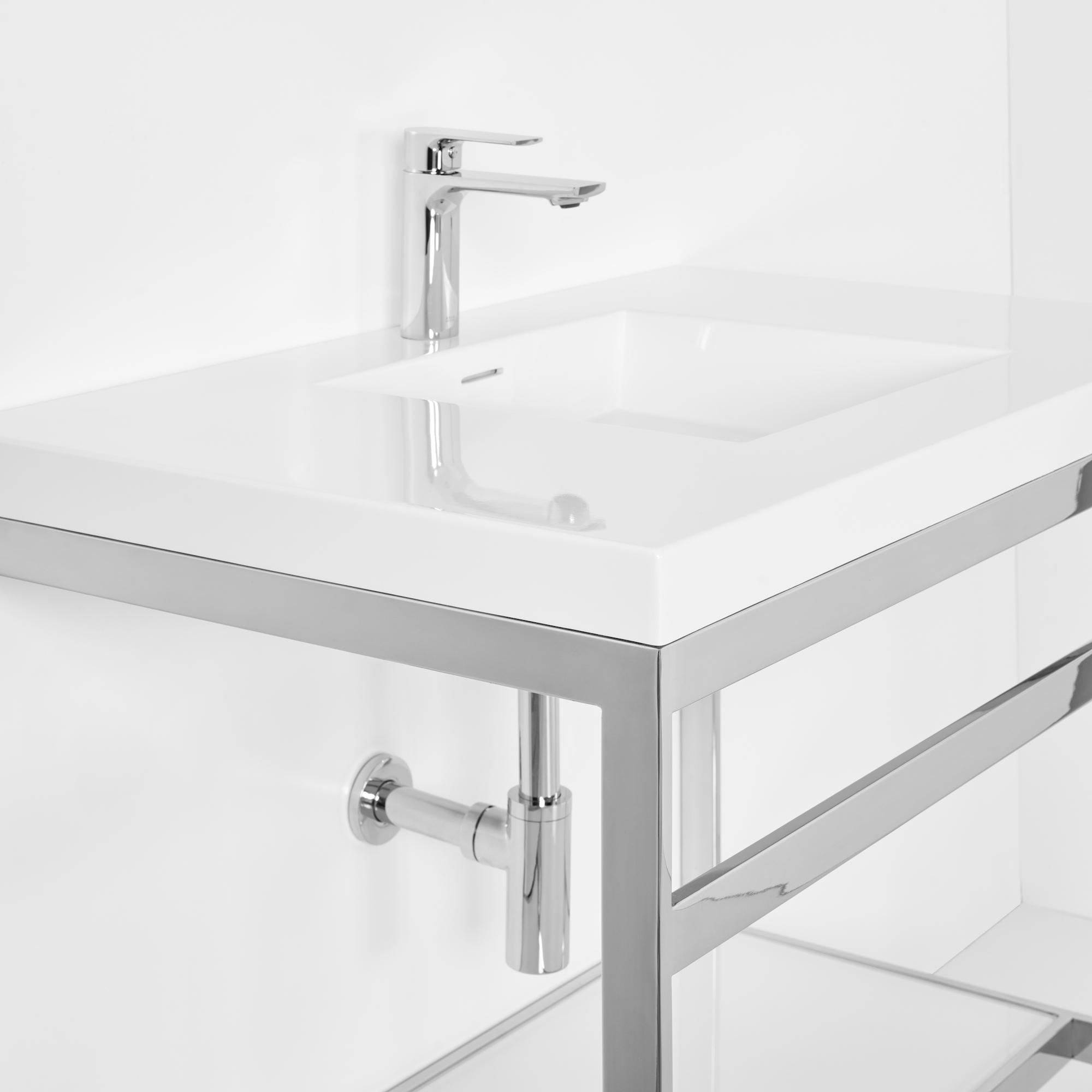 OTL-162_2 Single sink console final design steel frame