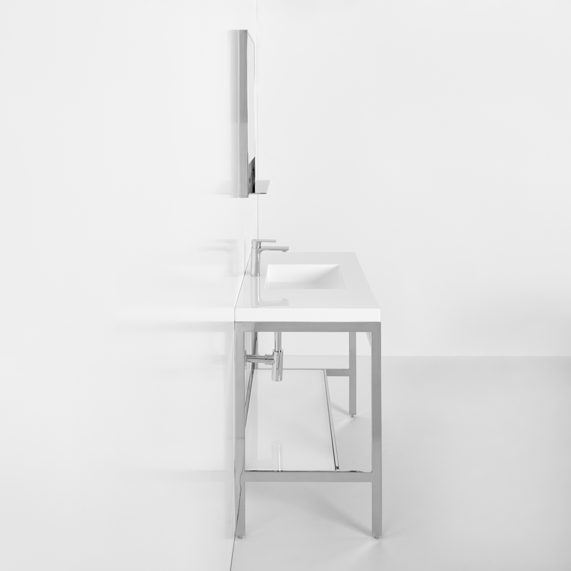OTL-162_3 Single sink console final design steel frame