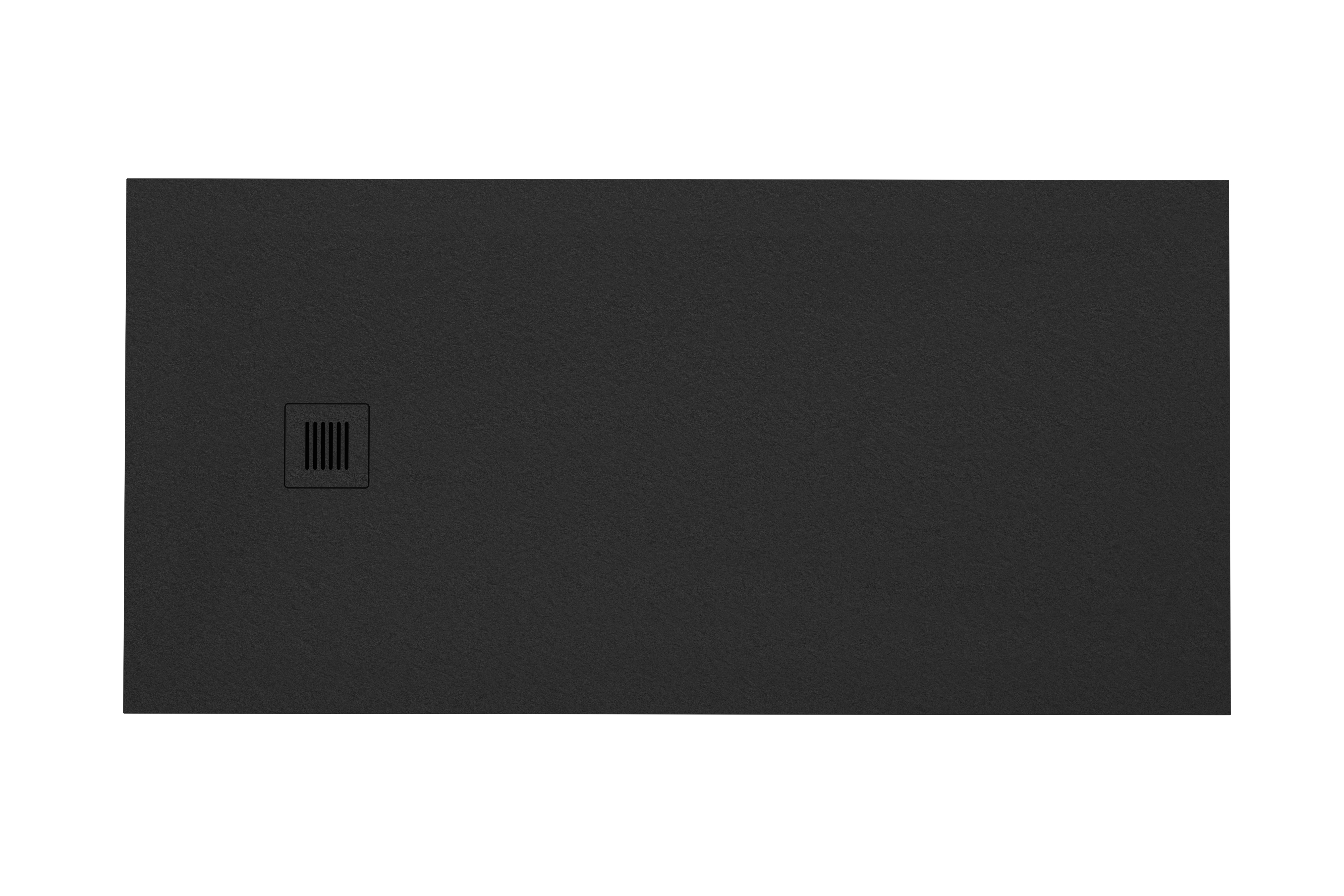 wetstyle_feel_Slate_evolution_SF6632E_Anthracite_top Shower bases in concrete black, eco friendly, non slip